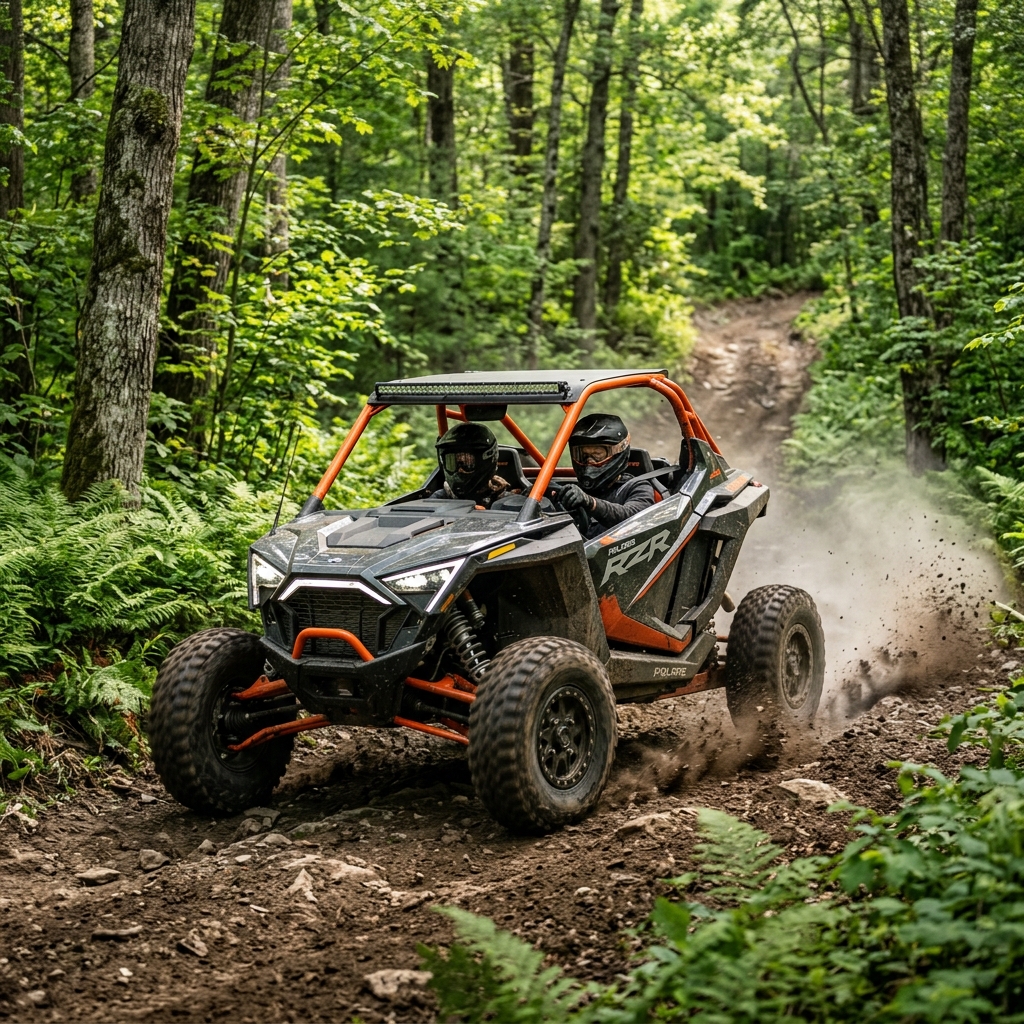 Recorrido en RZR por el bosque